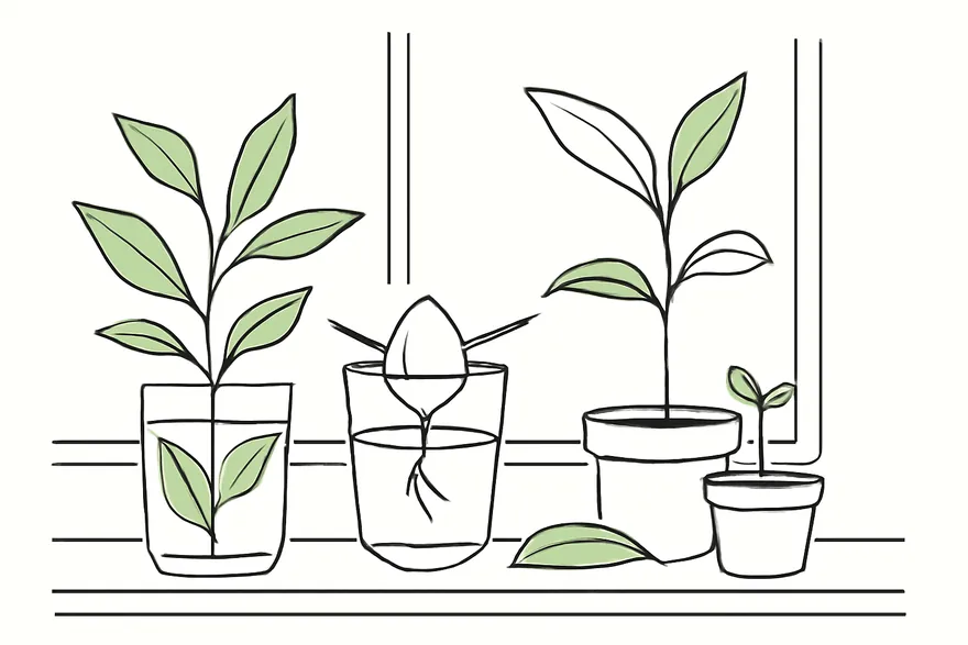 Sprouting Avocado, Mango, and Citrus Seeds Indoors Without a Heat Mat